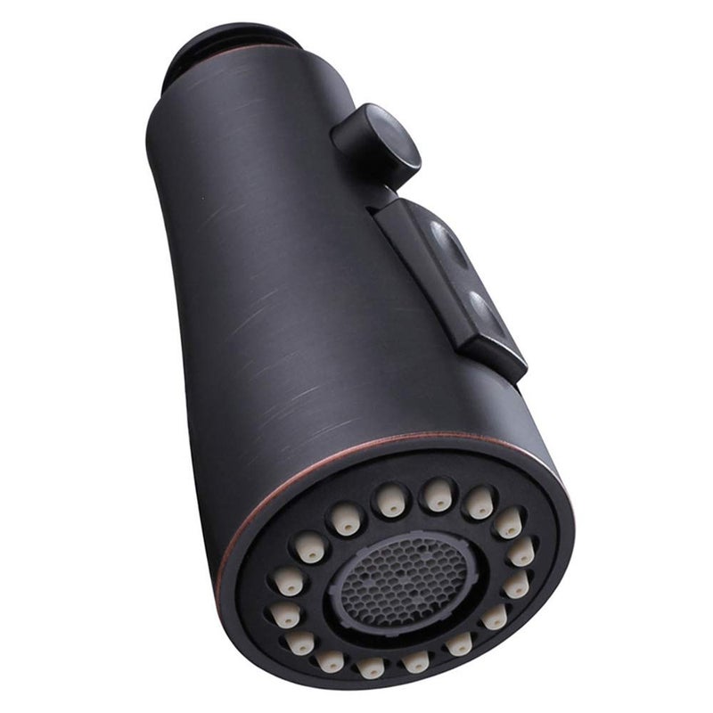 Angle Simple Faucet Head Replacement Thread Type G 1/2 or 13/16 Inch Male, Tested to NSF/ANSI/CAN 61 & 372 Kitchen Sink Sprayer, Stream Spray and Pause Mode, Oil Rubbed Bronze - Image 1